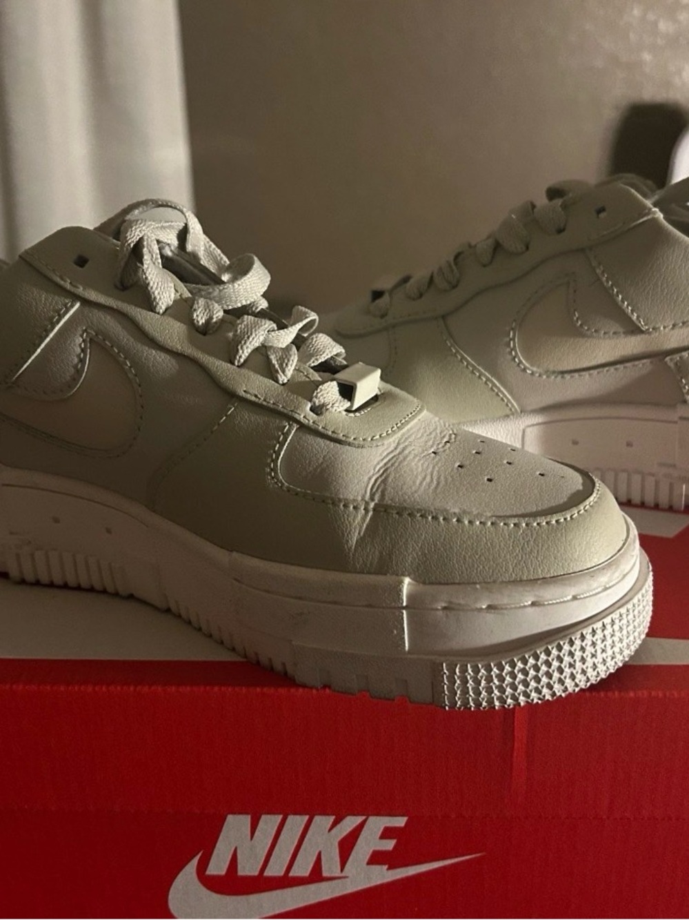 Nike Women’s White Low-Top Leather Sneakers